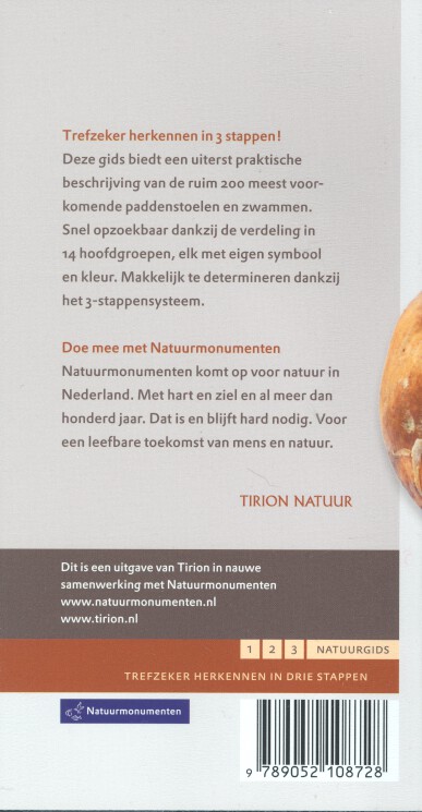 Achterkant van Paddenstoelen