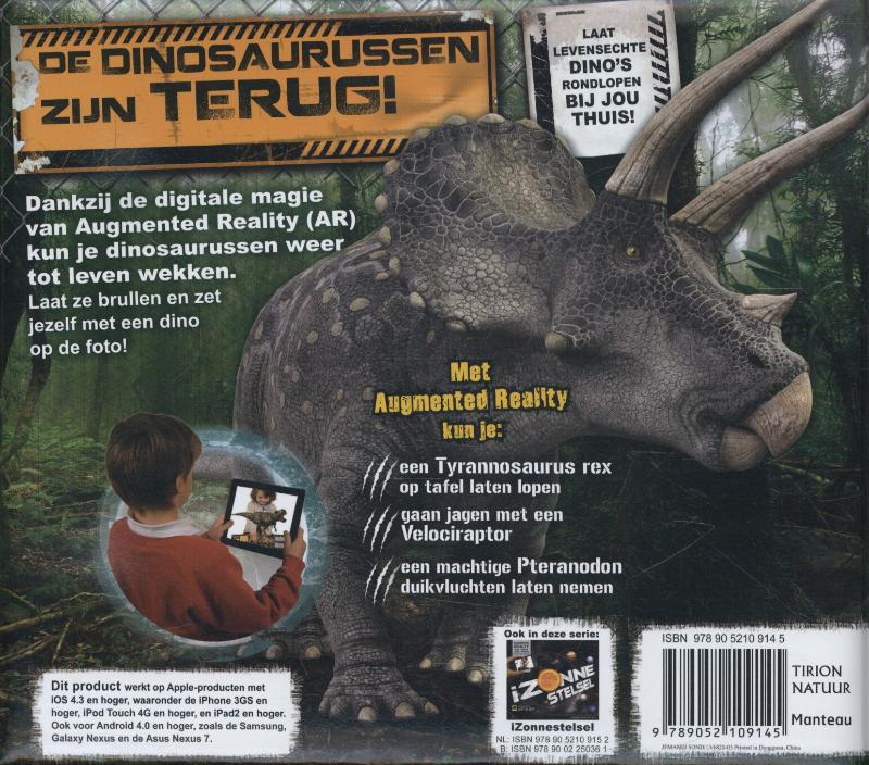 Achterkant van iDinosaurus