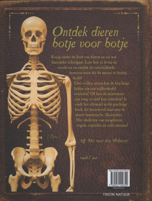 Achterkant van Bones dieren