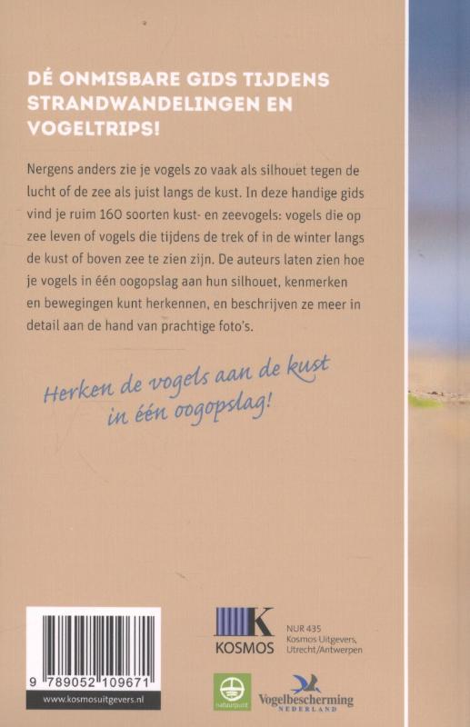 Achterkant van Herken de kustvogel