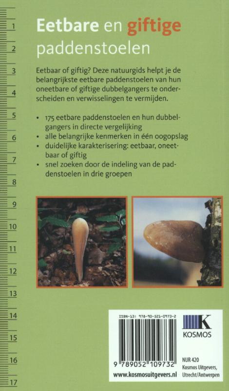 Achterkant van Eetbare en giftige paddenstoelen