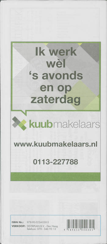 Achterkant van Plattegrond Goes