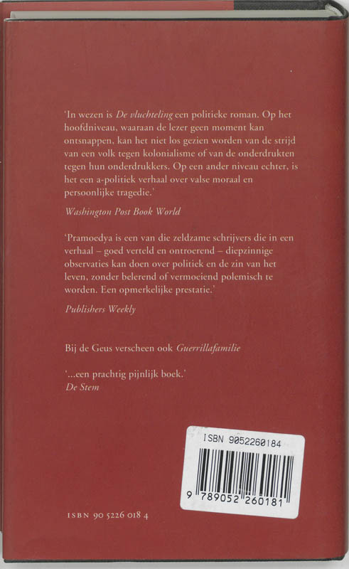 Achterkant van De vluchteling