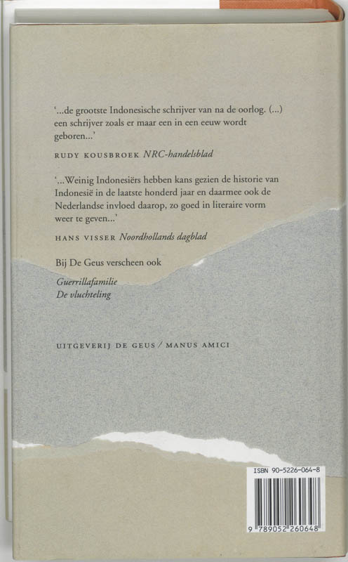Achterkant van Wat verdwenen is