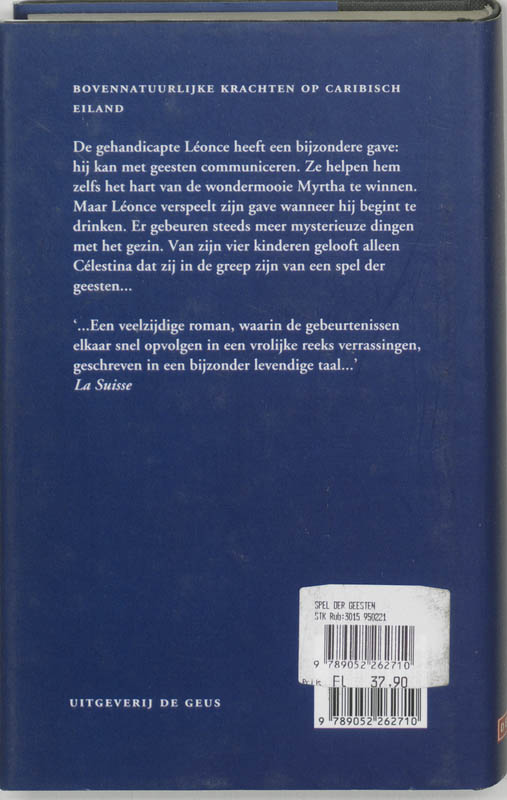 Achterkant van Spel der geesten