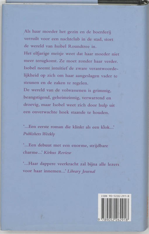 Achterkant van Het ware levensverhaal van Isobel Roundtree