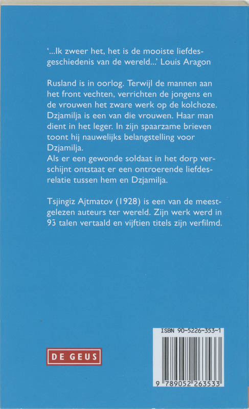 Achterkant van Dzjamilja