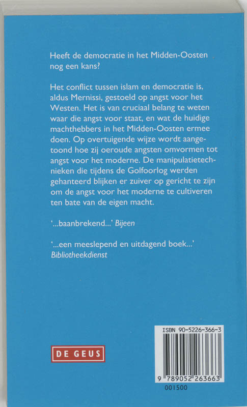 Achterkant van Islam en democratie