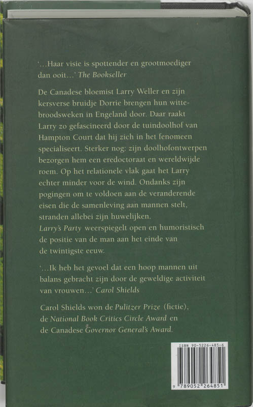 Achterkant van Larry's Party