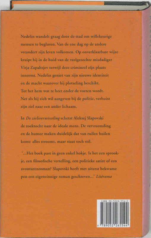 Achterkant van De zielsverwisseling
