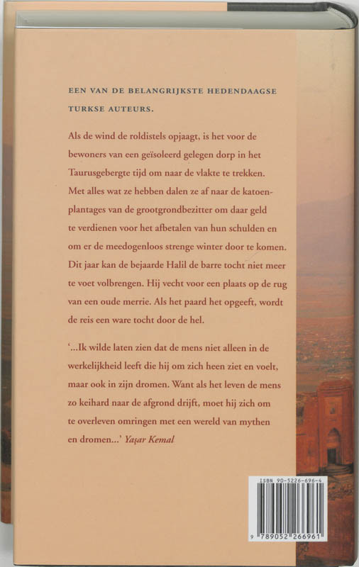 Achterkant van De wind uit de vlakte