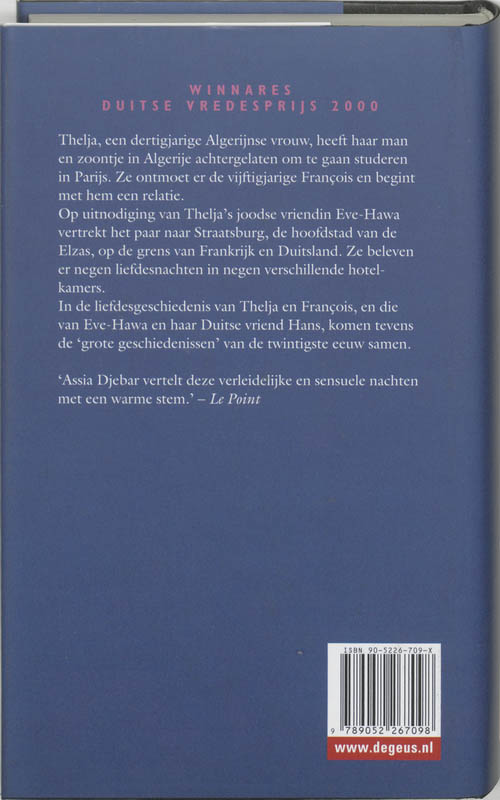 Achterkant van Nachten in Straatsburg