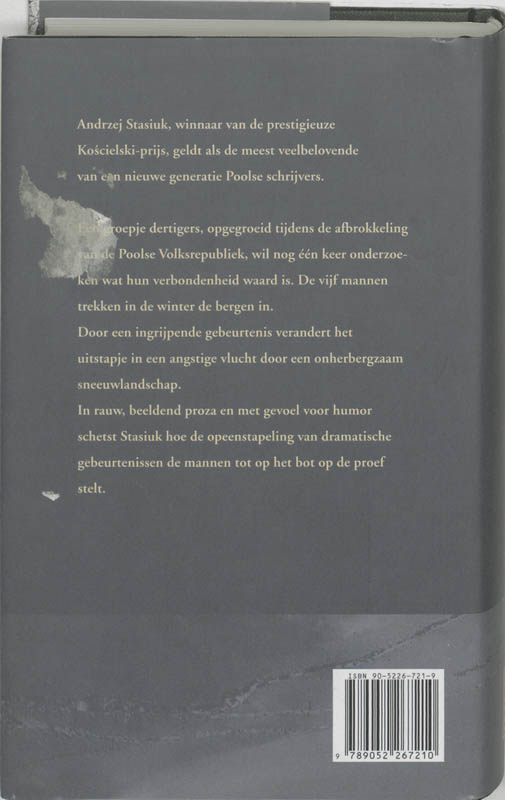 Achterkant van De witte raaf
