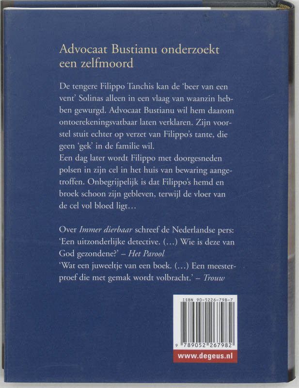 Achterkant van Bloed uit de hemel
