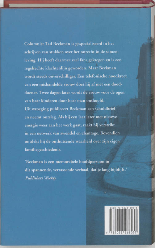 Achterkant van De genadeslag