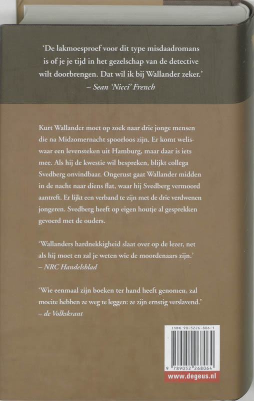 Achterkant van Midzomermoord