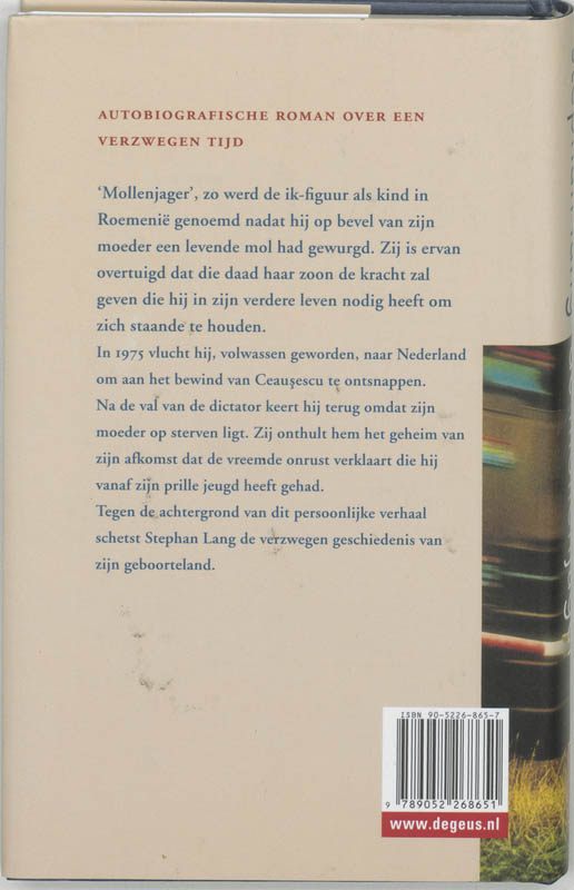 Achterkant van De mollenjager
