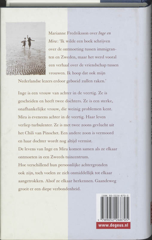 Achterkant van Inge en Mira