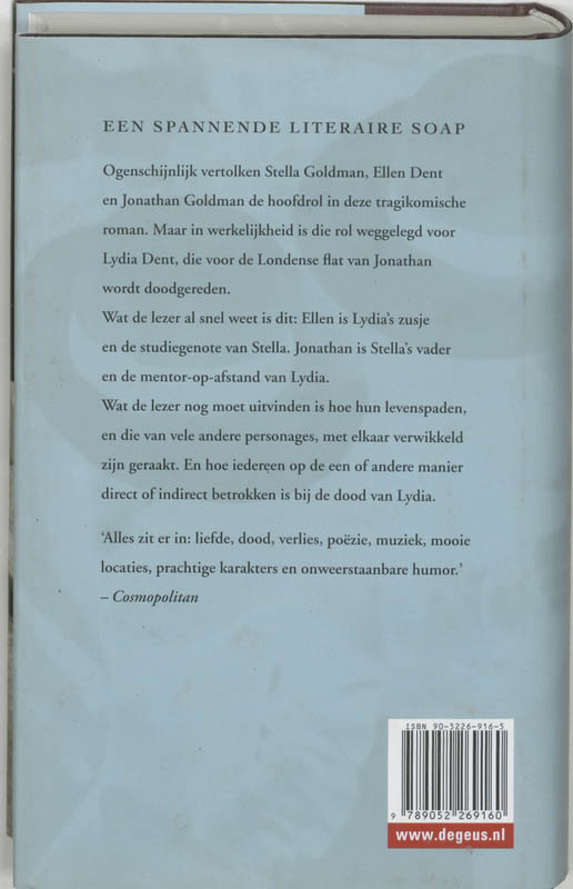 Achterkant van De reizende muzikant