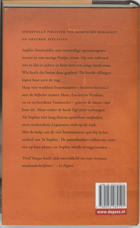 Achterkant van Uit de dood herrezen