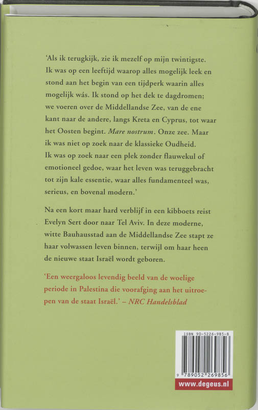 Achterkant van Toen ik in de toekomst leefde