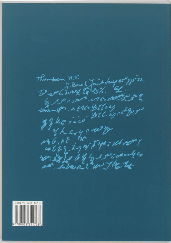 Achterkant van Isidore Snapper's Notes for Memoirs 1889-1973