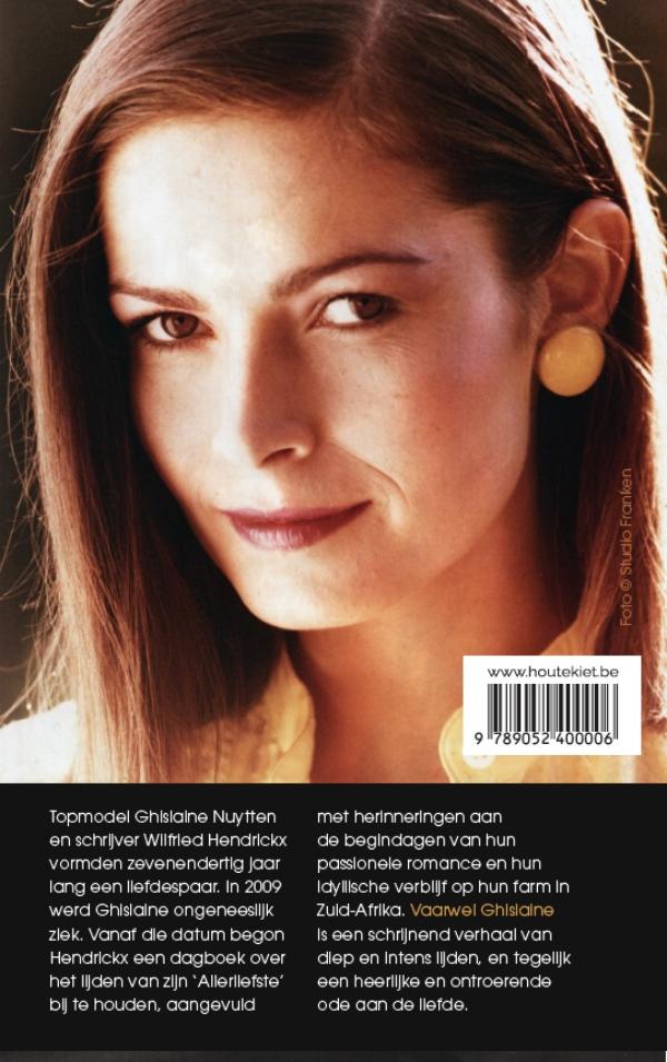 Achterkant van Vaarwel Ghislaine
