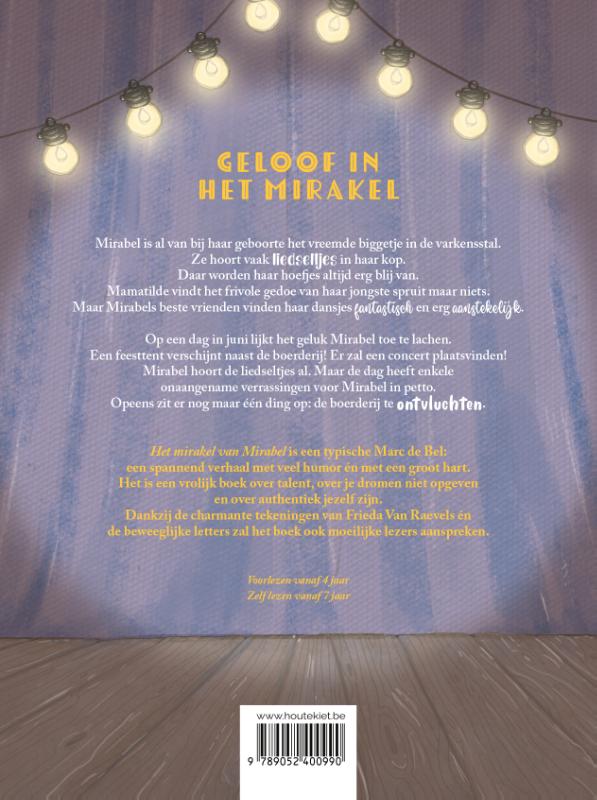Achterkant van Het mirakel van Mirabel