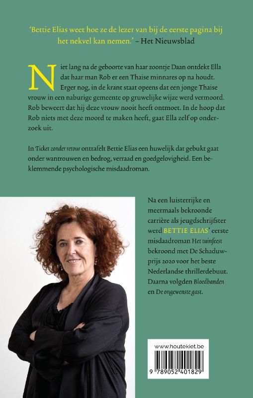 Achterkant van Ticket zonder retour