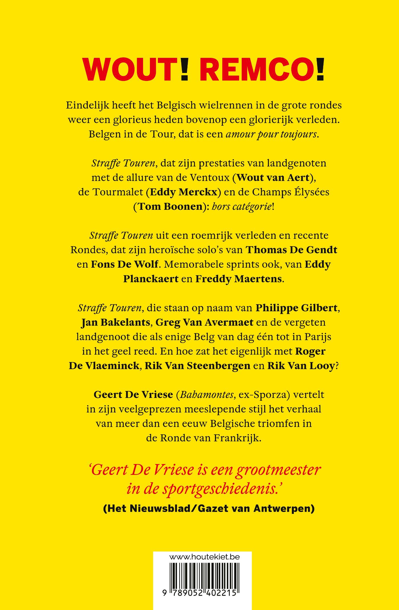 Achterkant van Straffe Touren