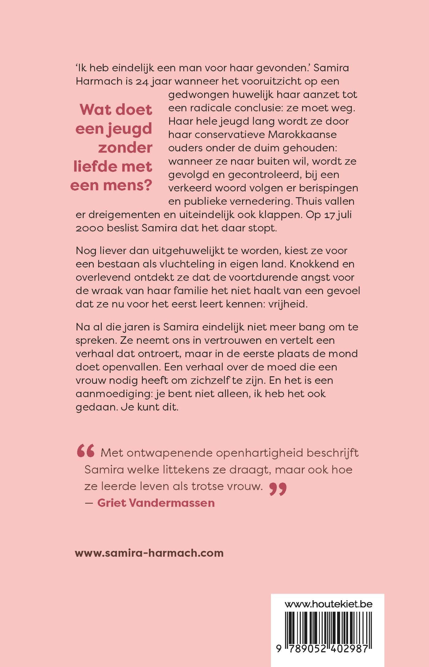 Achterkant van Gedwongen, gevlucht, verstoten... maar vrij!