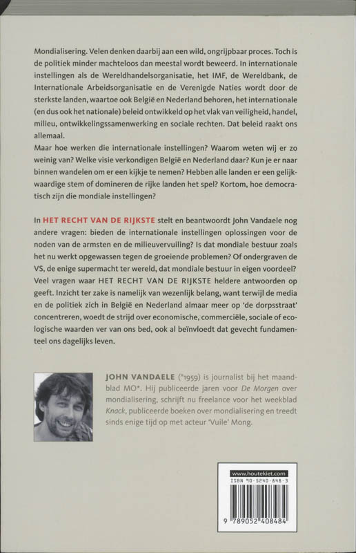 Achterkant van Het recht van de rijkste