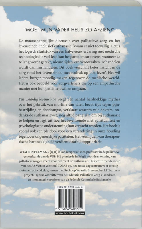 Achterkant van Een waardig levenseinde