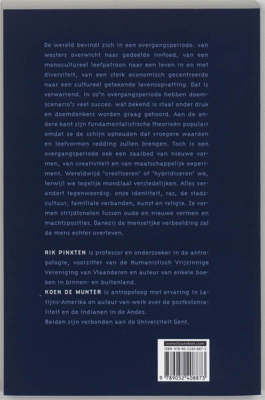 Achterkant van De culturele eeuw