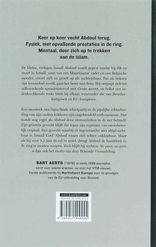 Achterkant van Ismaïl 'cool' Abdul