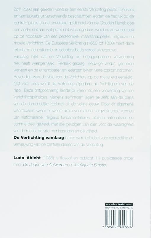 Achterkant van De verlichting vandaag