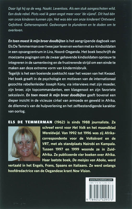 Achterkant van En toen moest ik mijn broer doodbijten