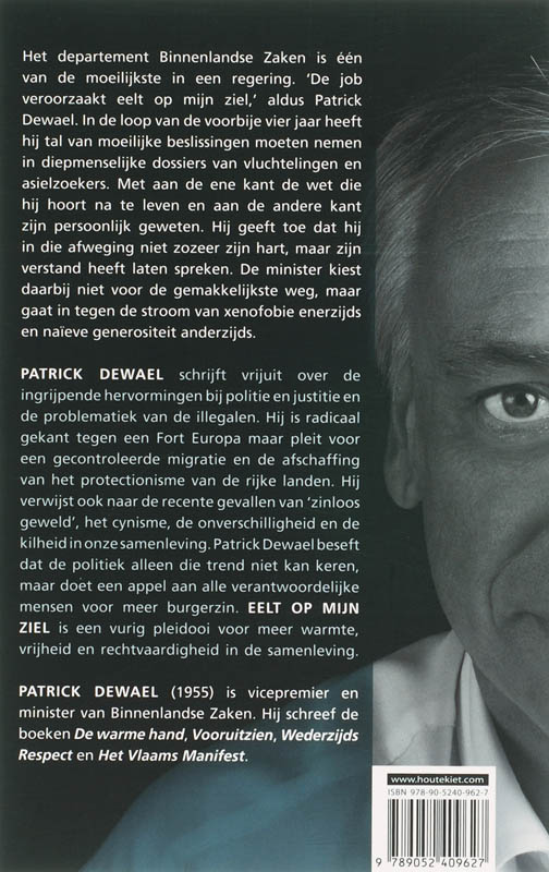 Achterkant van Eelt op mijn ziel