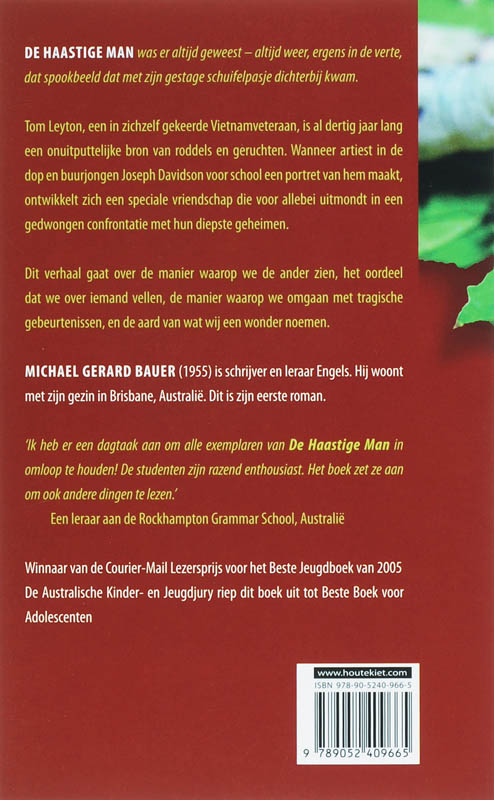 Achterkant van De Haastige Man