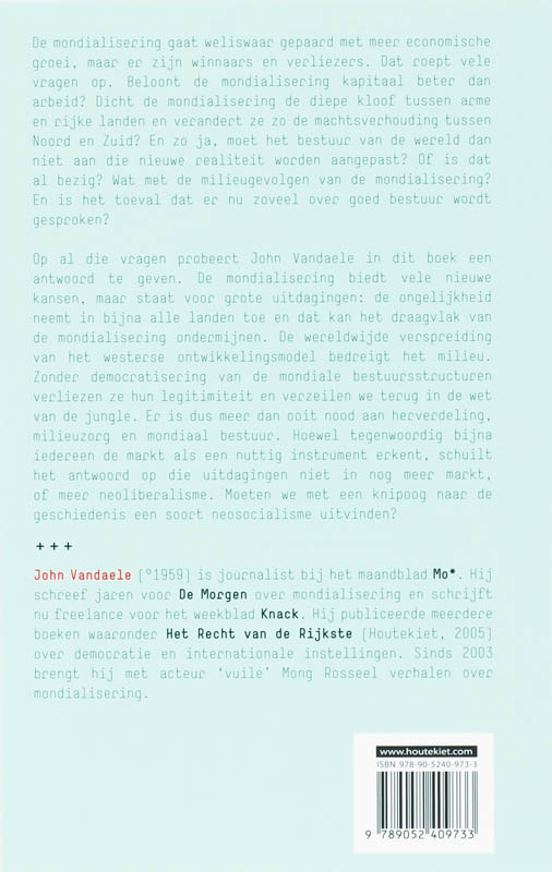 Achterkant van De stille dood van het neoliberalisme