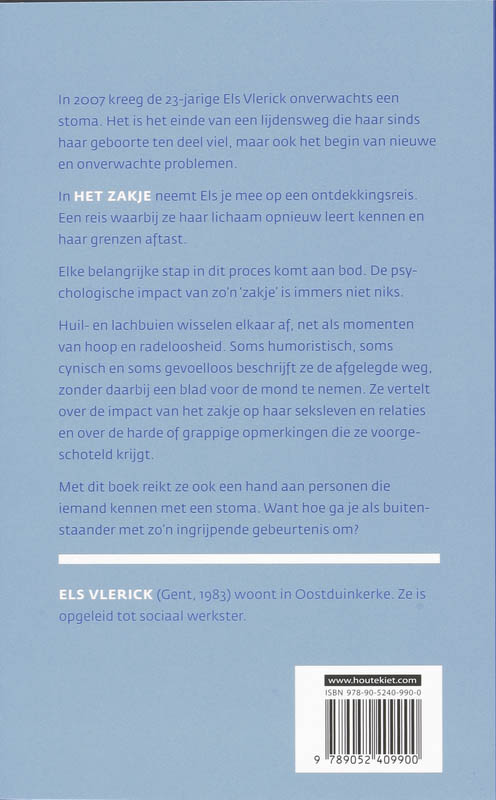 Achterkant van Het zakje
