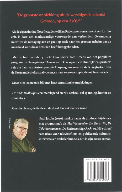 Achterkant van De rode badkuip