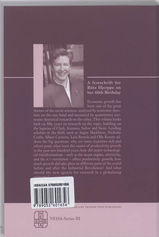 Achterkant van Exploring economic growth