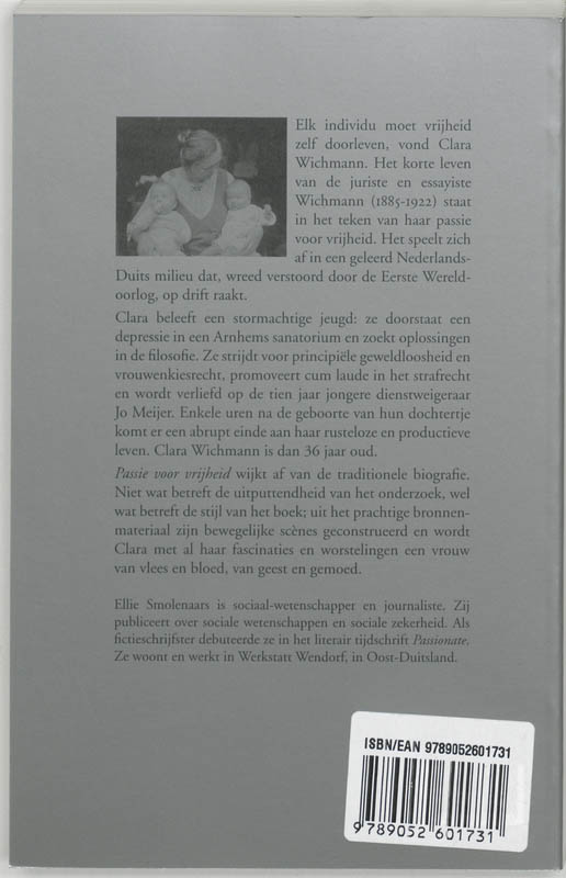 Achterkant van Passie voor vrijheid