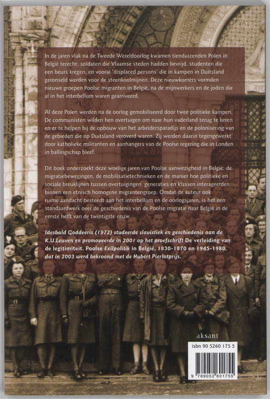 Achterkant van De poolse migratie in Belgie 1945-1950