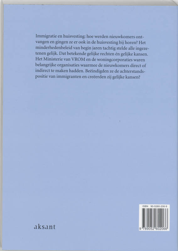 Achterkant van Bepaalde huisvesting