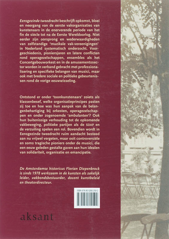 Achterkant van Eensgezinde tweedracht