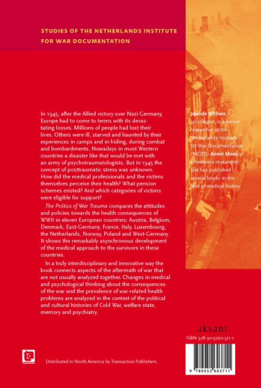 Achterkant van The politics of war trauma