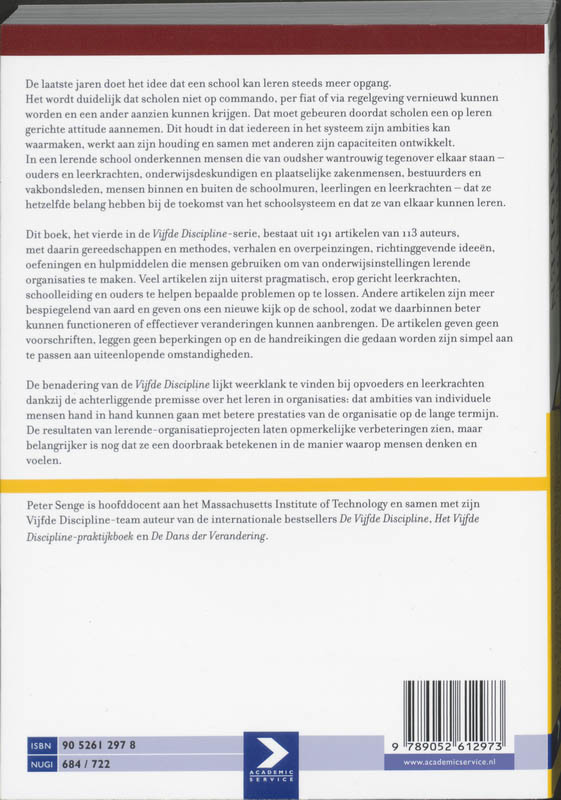 Achterkant van Lerende scholen