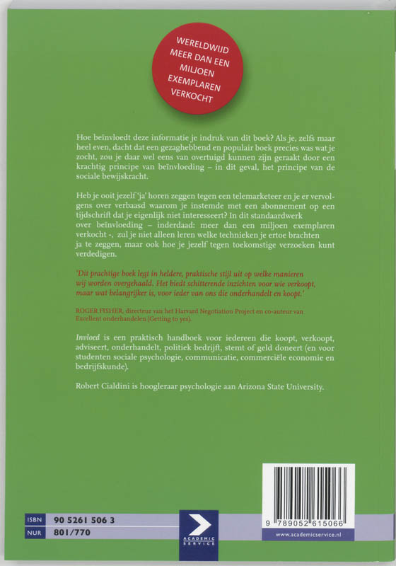Achterkant van Invloed